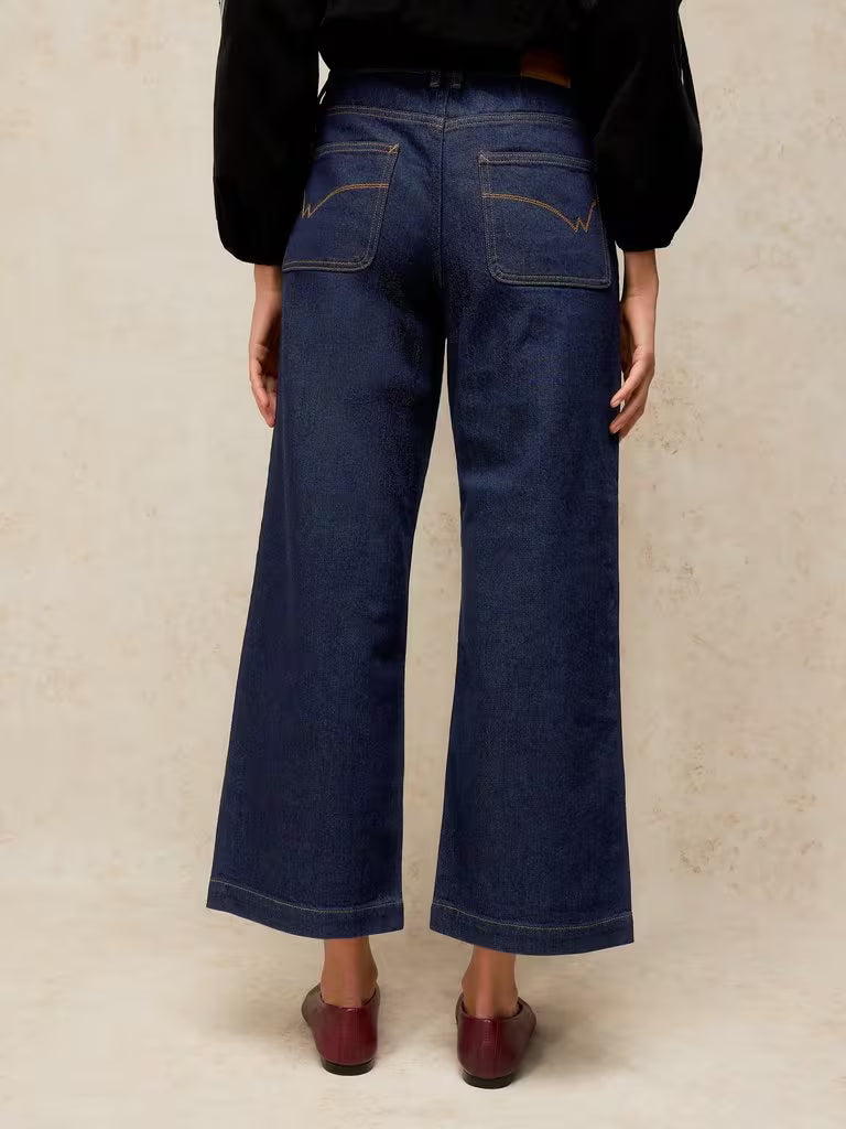 Tia Wide Leg Crop Jeans