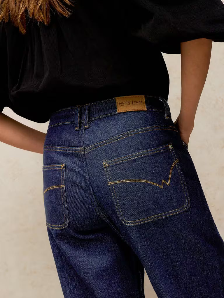 Tia Wide Leg Crop Jeans