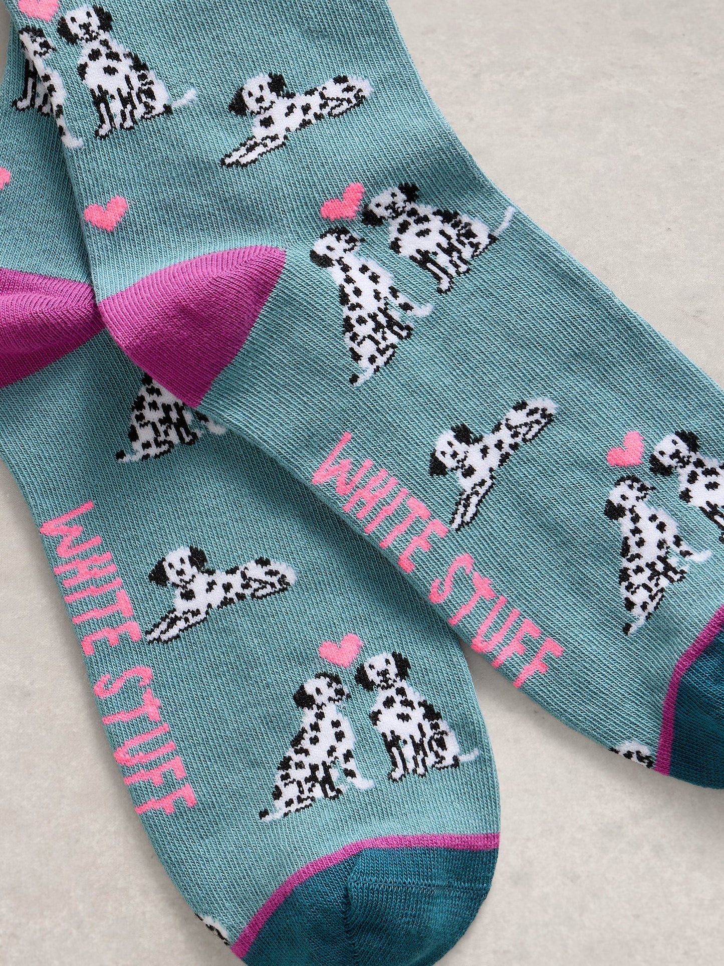 Noveltry Dalmation Ankle Sock