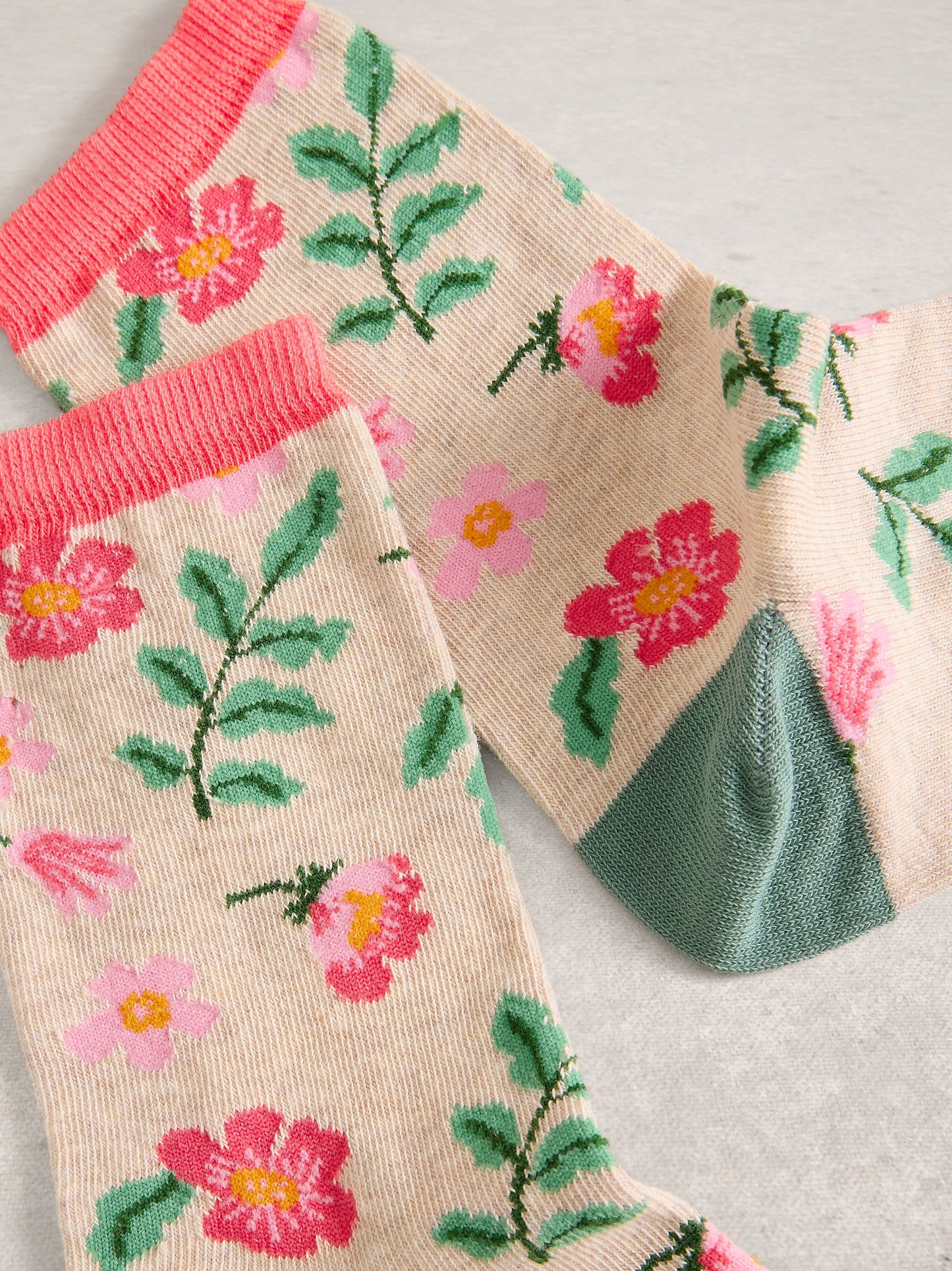 Floral Ankle Sock - Suttles & Seawinds