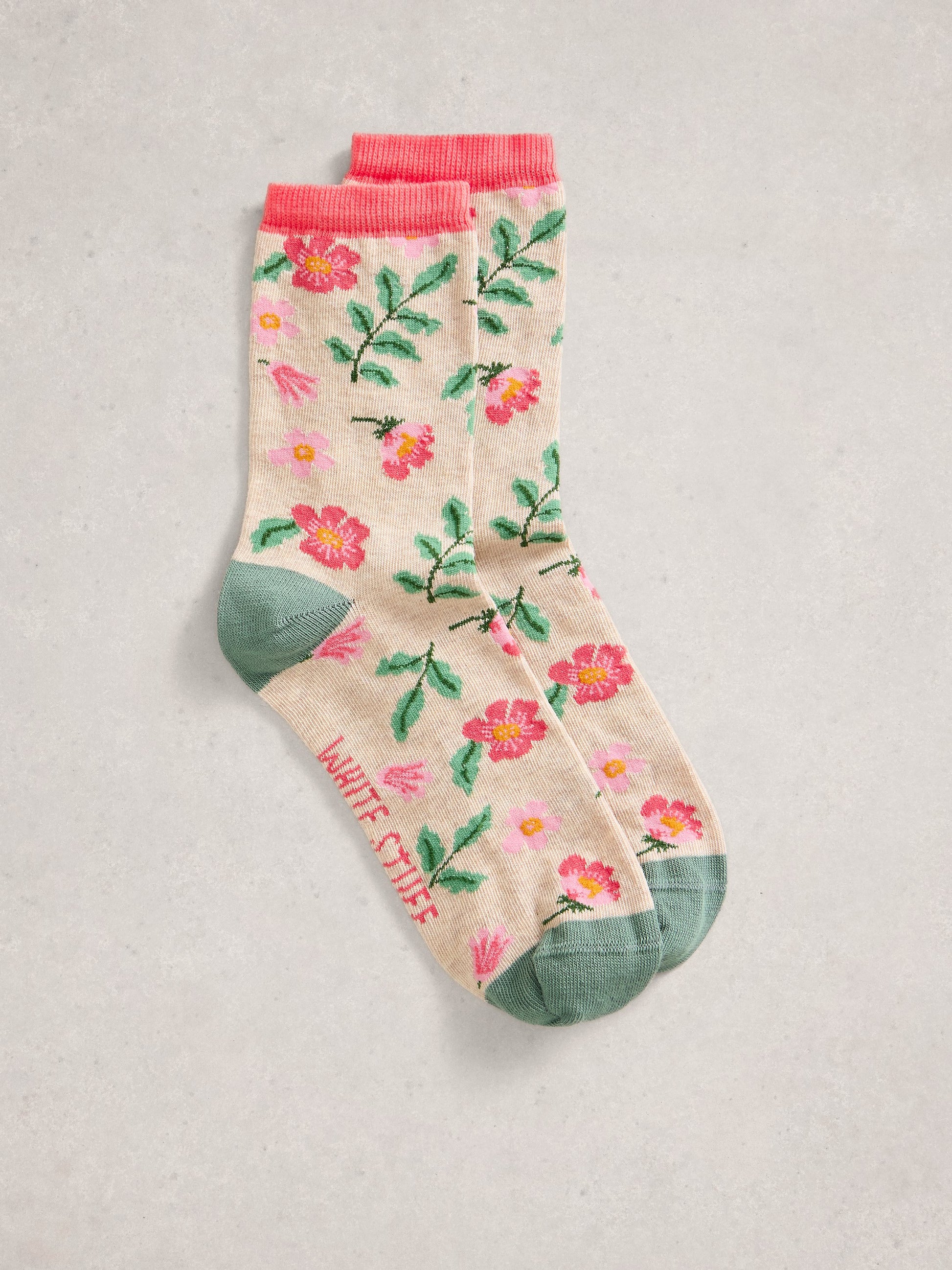 Floral Ankle Sock - Suttles & Seawinds
