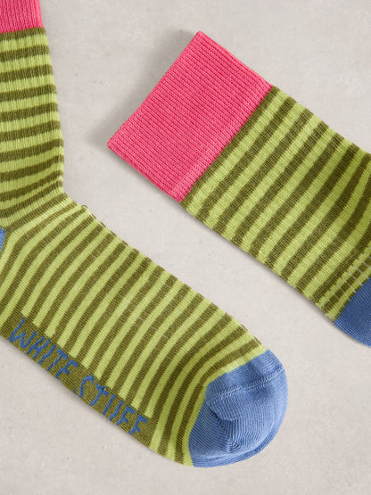 Thin Stripe Ankle Sock - Suttles & Seawinds