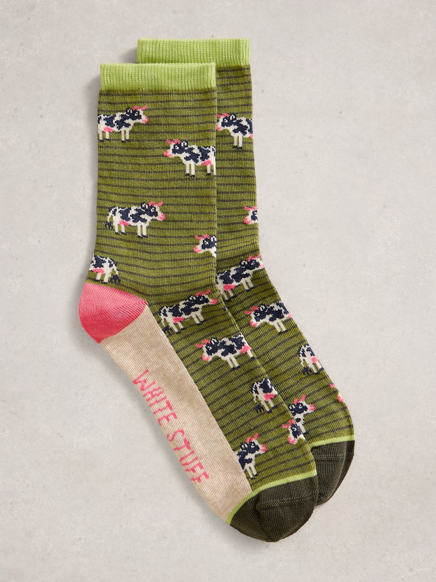 Noveltry Cow Ankle Sock - Suttles & Seawinds