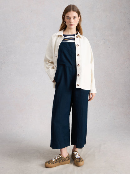 Vivian Linen Dungaree - Suttles & Seawinds