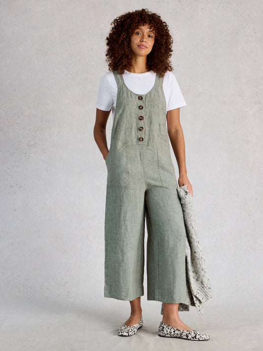 VIOLA LINEN DUNGAREE