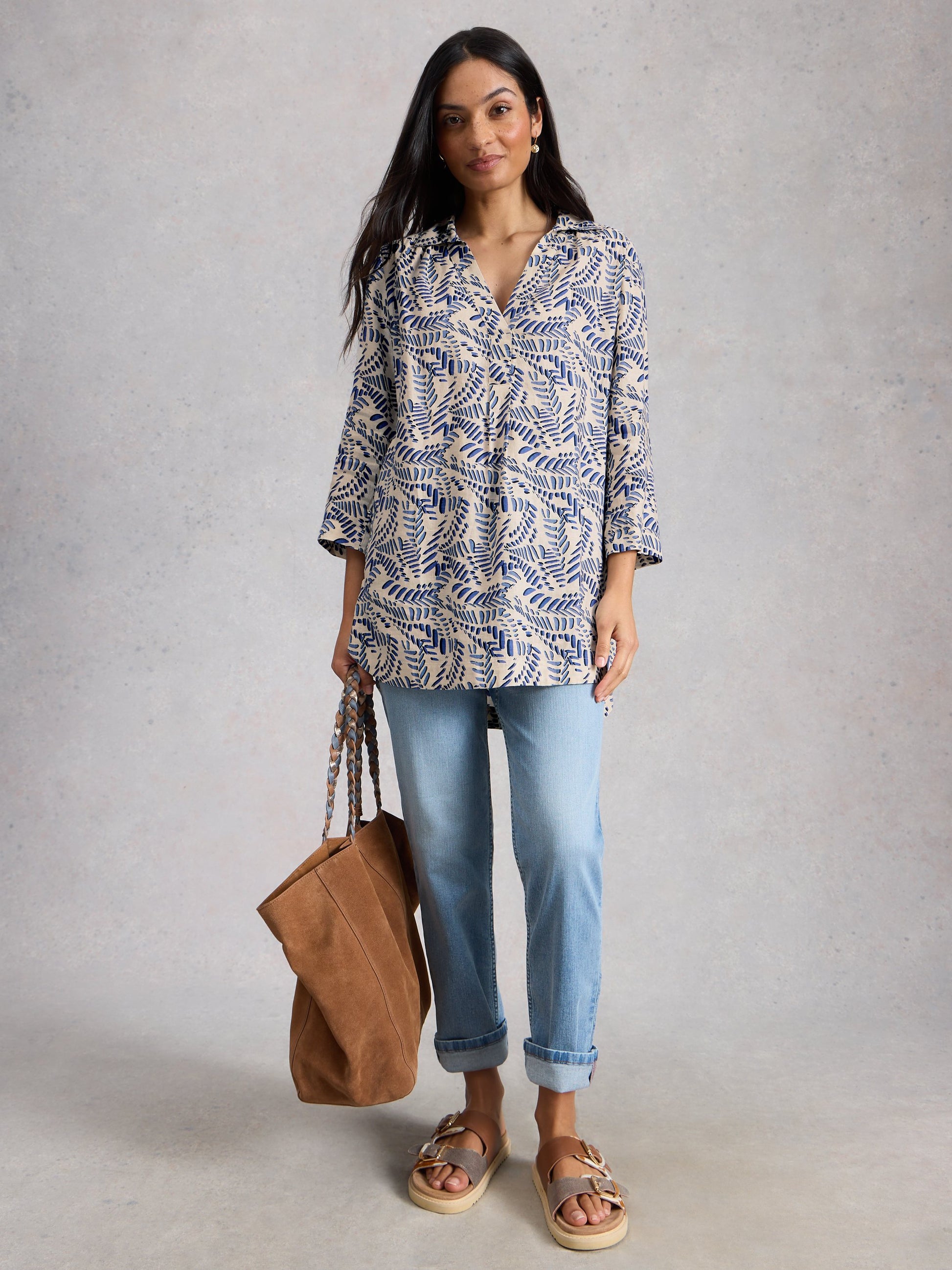 Bianca Linen Tunic - Suttles & Seawinds
