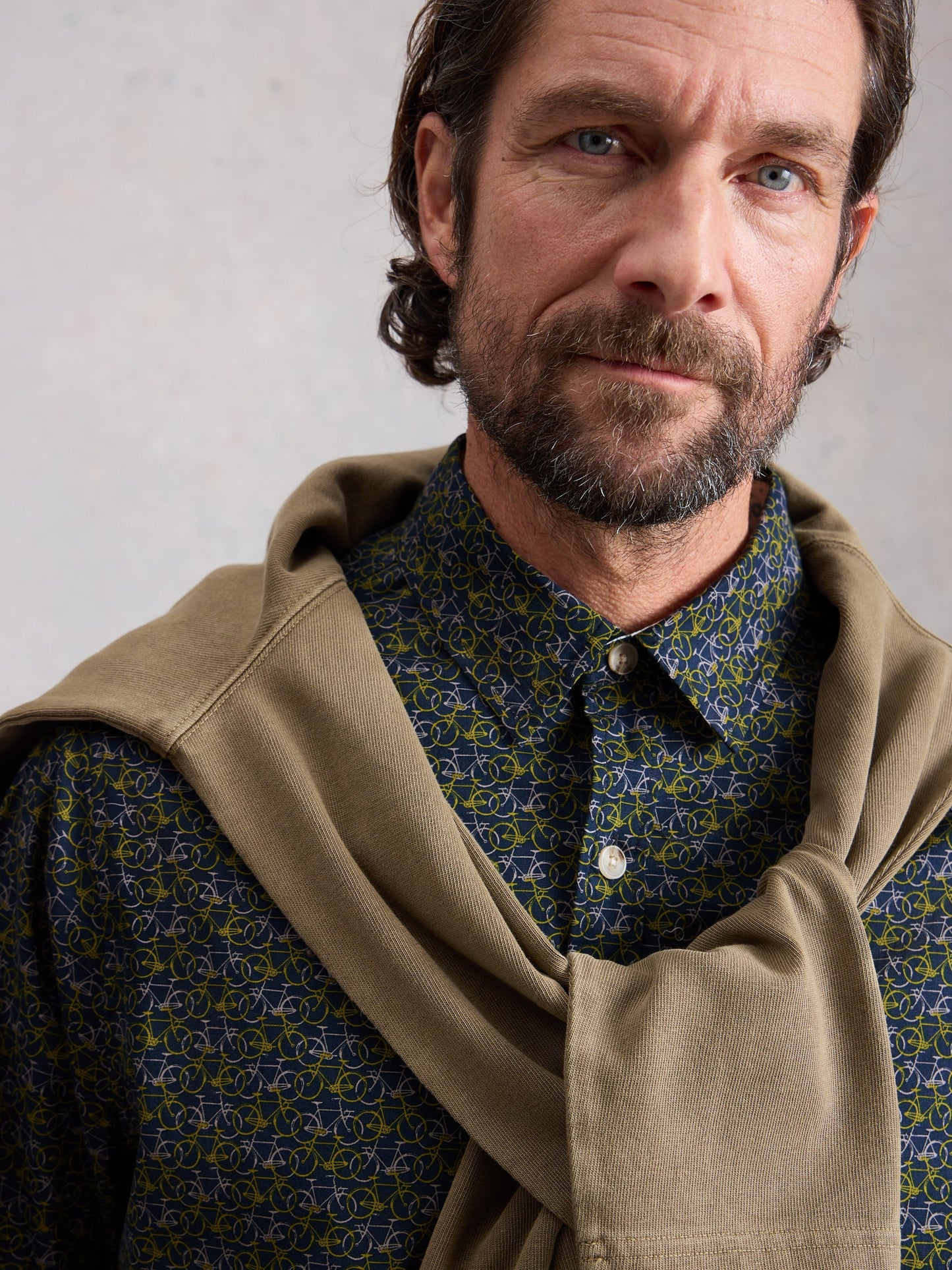 Salcombe Bike Print Shirt