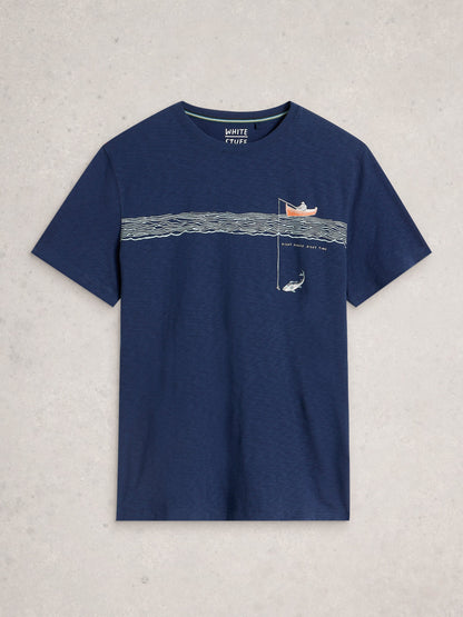 Abersoch Graphic in the Ocean Tee - Suttles & Seawinds
