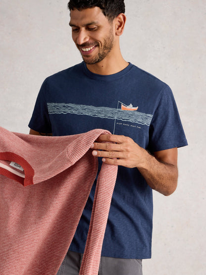 Abersoch Graphic in the Ocean Tee - Suttles & Seawinds