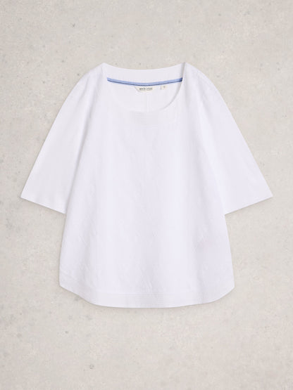 Weaver Broderie Tee - Suttles & Seawinds