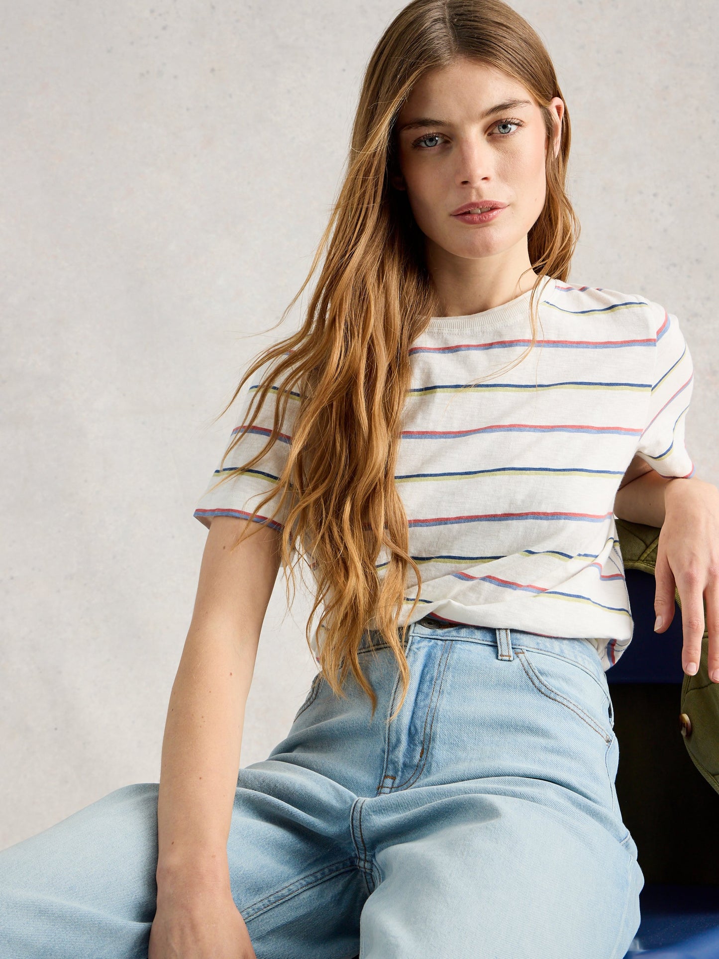 Clara Stripe Short Sleeve Tee