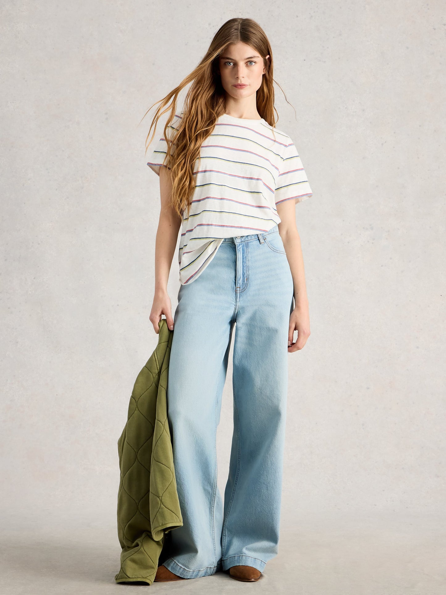 Clara Stripe Short Sleeve Tee