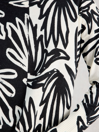 Olive Print Jumper - Suttles & Seawinds