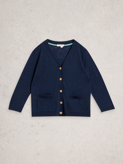 Nova Linen Blend Cardi - Suttles & Seawinds