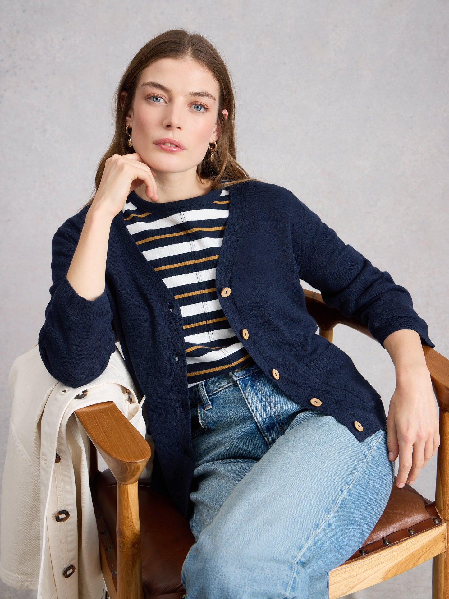 Nova Linen Blend Cardi