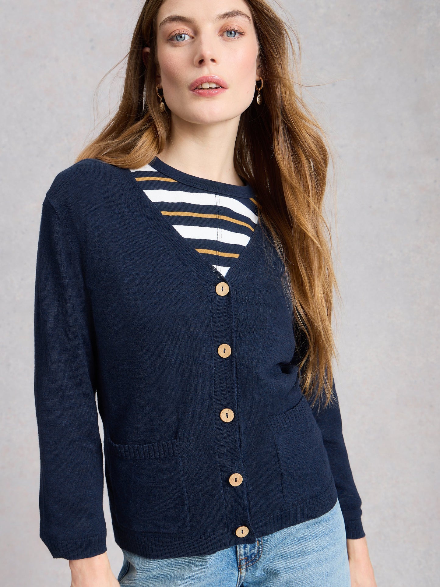 Nova Linen Blend Cardi