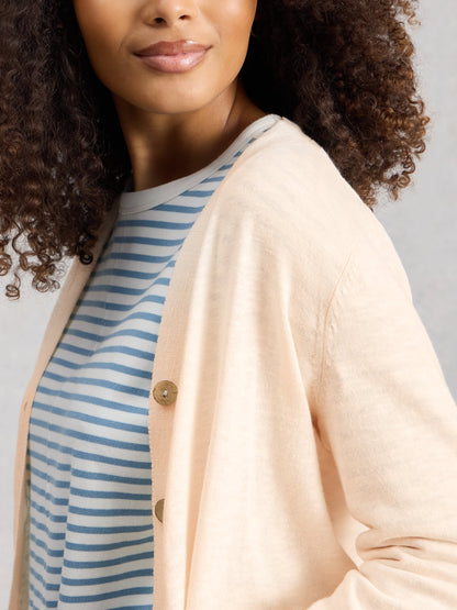Nova Linen Blend Cardi - Suttles & Seawinds