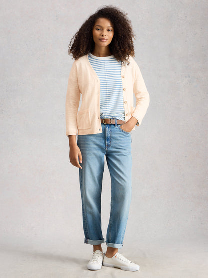 Nova Linen Blend Cardi - Suttles & Seawinds