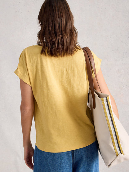 Rachel Ruched Tee - Suttles & Seawinds