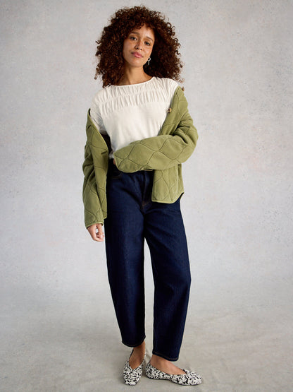 Rachel Ruched Tee - Suttles & Seawinds