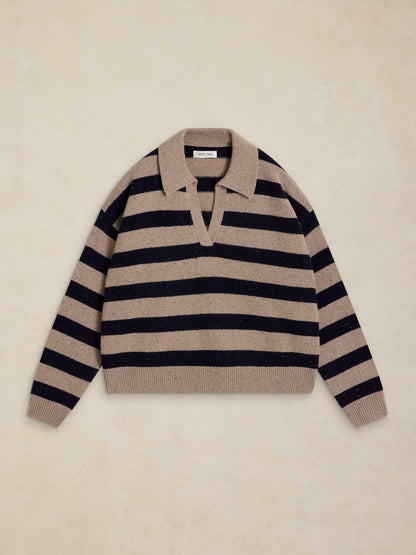 Izzy Striped Collar Jumper