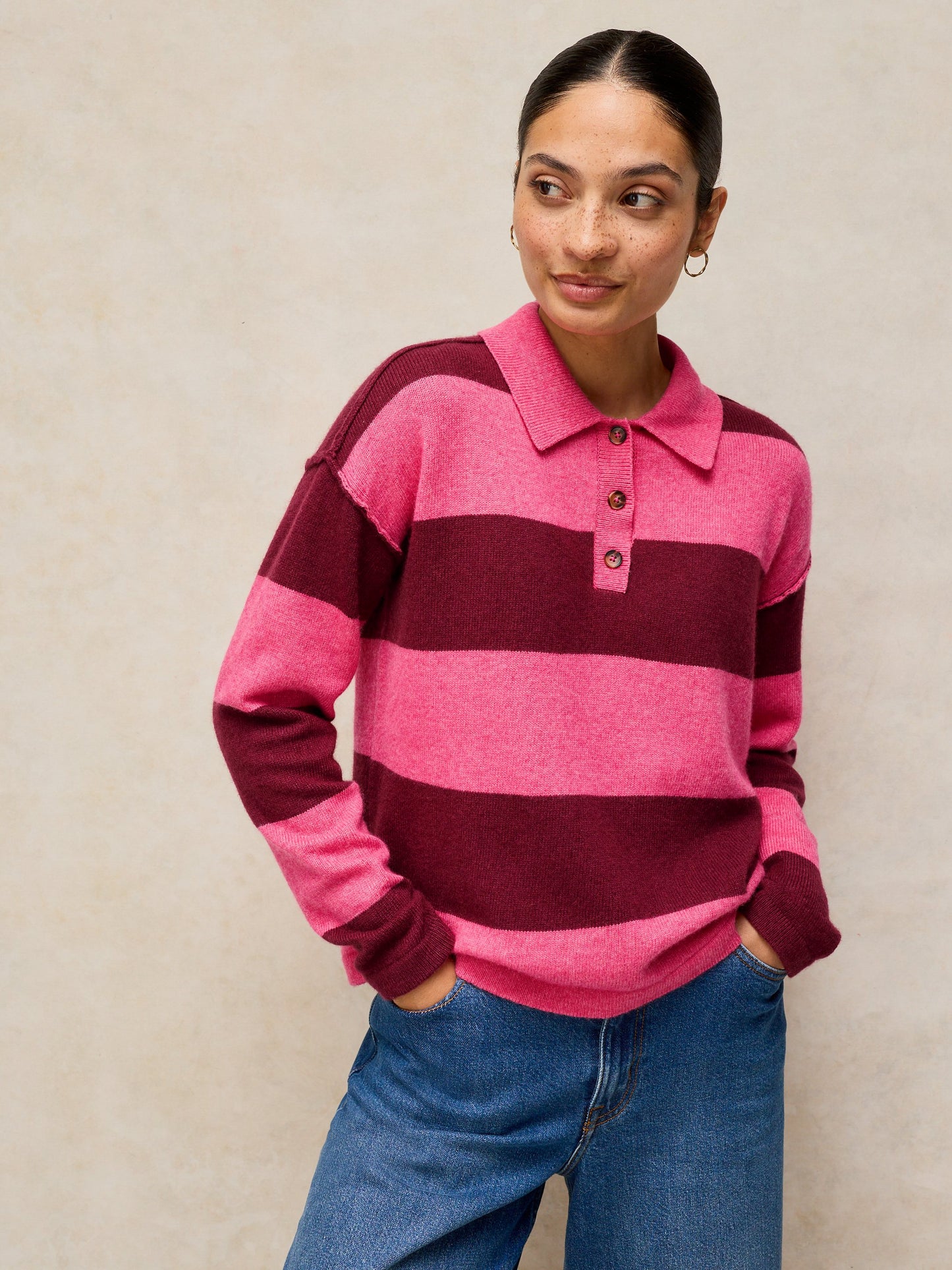 Camilla Stripe Collar Jumper
