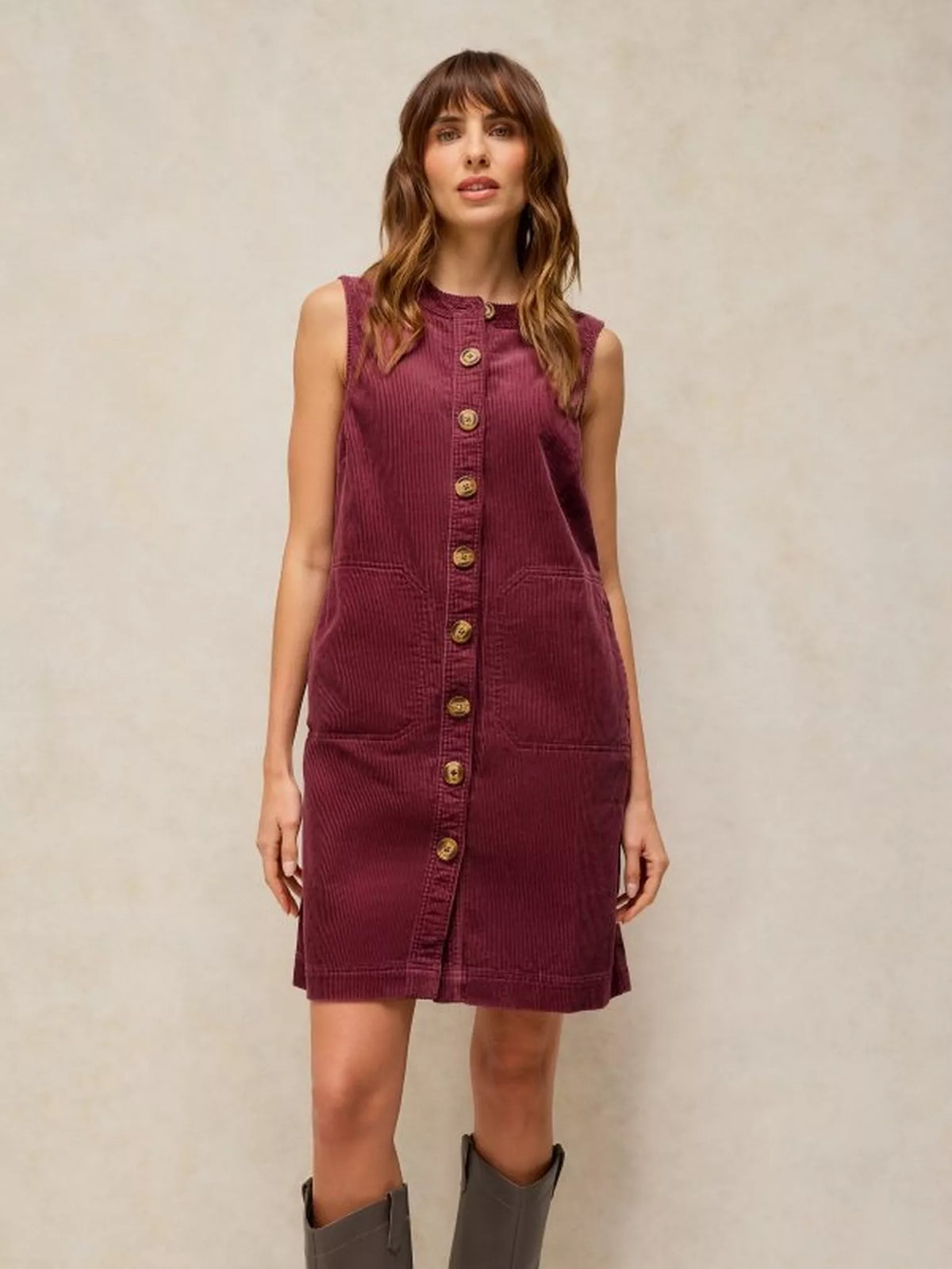 Millie Cord Shift Dress