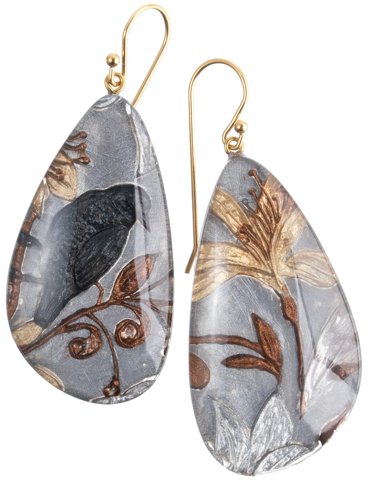 Helena - Shorthook Lucite Earrings