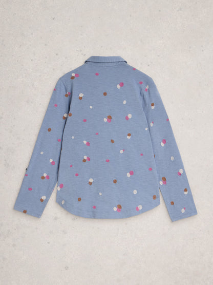 Annie Jersey Embroidered Shirt