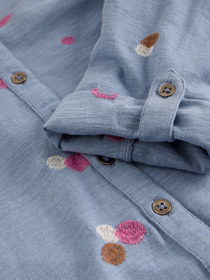 Annie Jersey Embroidered Shirt