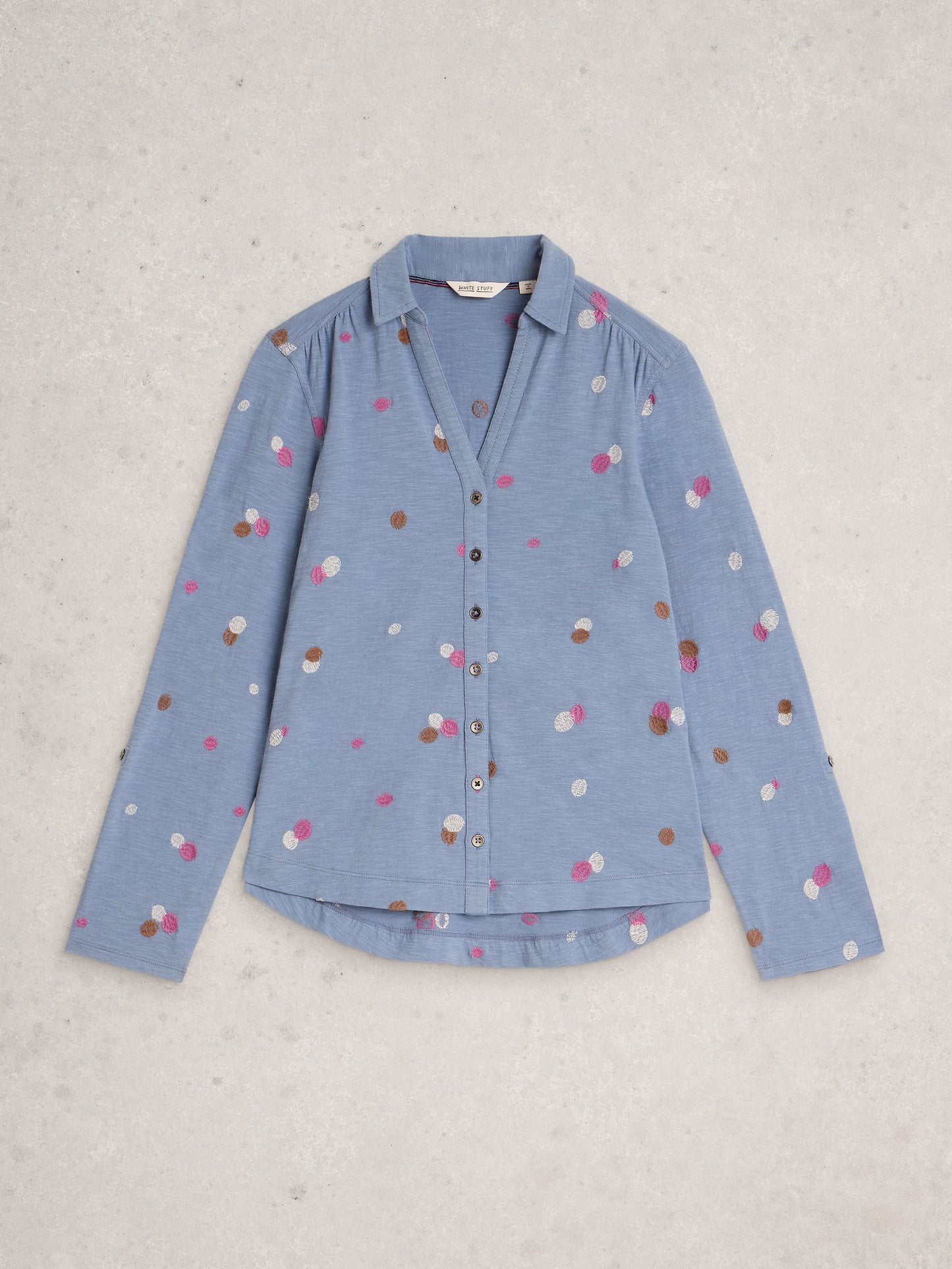 Annie Jersey Embroidered Shirt