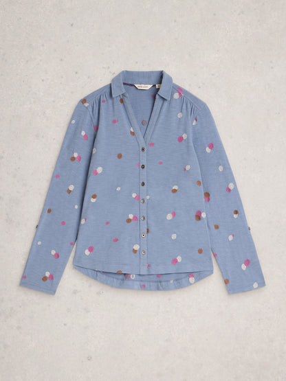 Annie Jersey Embroidered Shirt