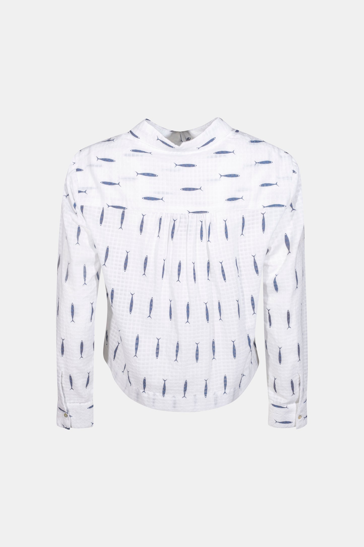Sardine Print Short Shirt