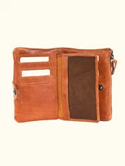 Ruth - Washed Leather Purse
