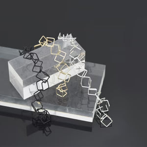 Maze Bracelet - Satin Gold