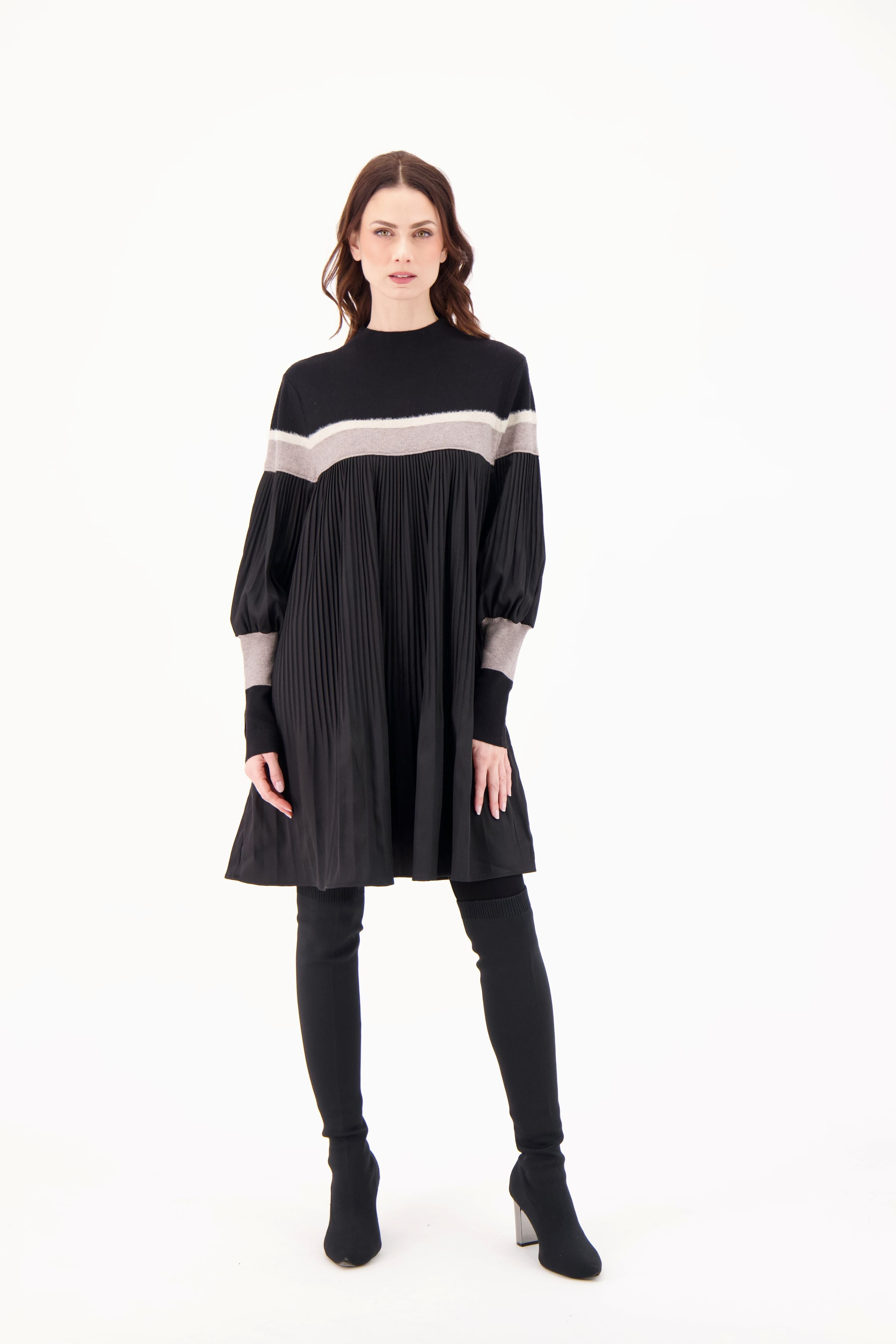 GABBY ISABELLA - PLEATED DRESS