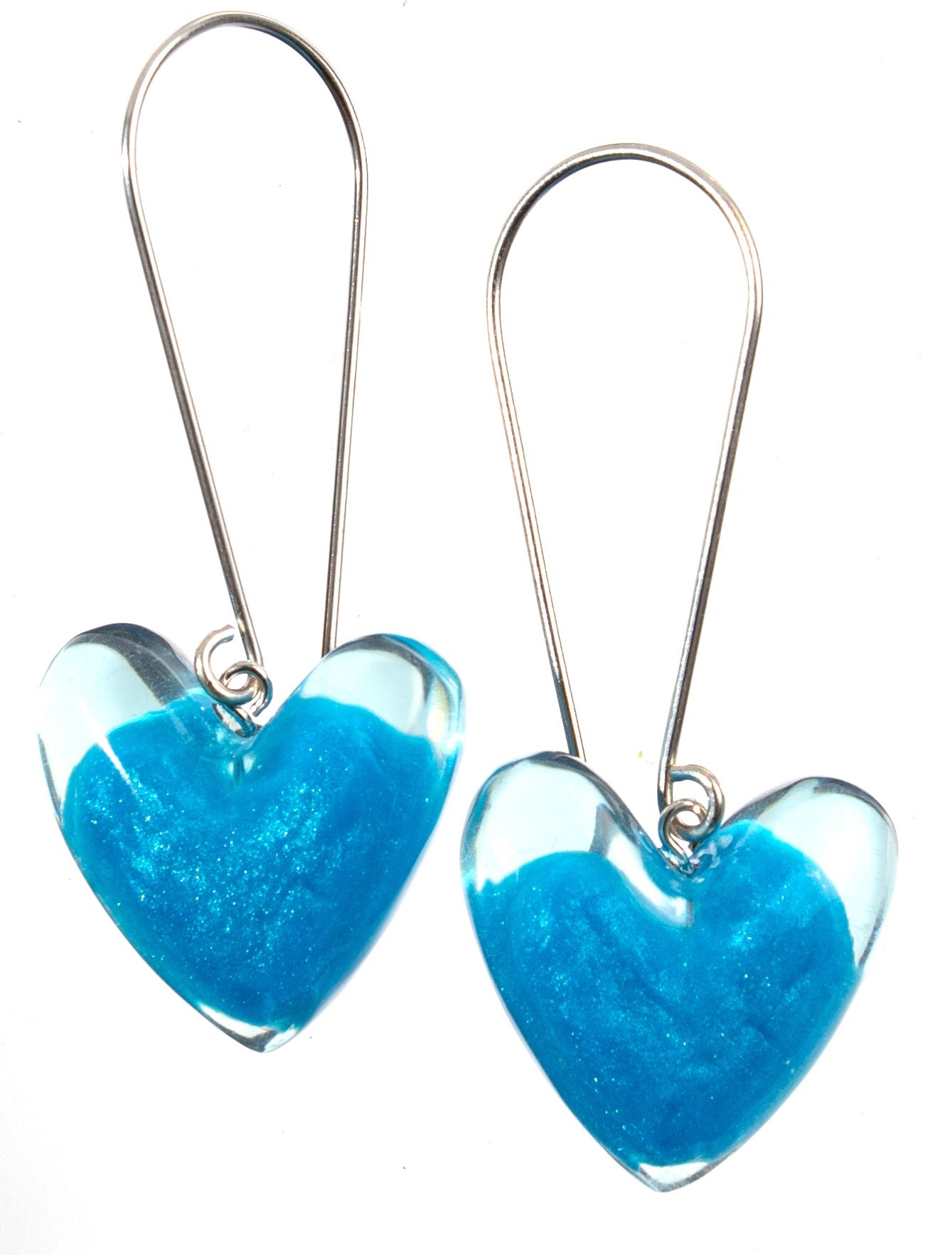 ZSISKA - OLE LONG   DROP HEART EARRING