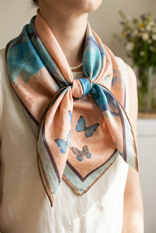 Radiance Reversible Silk Scarves - View 8