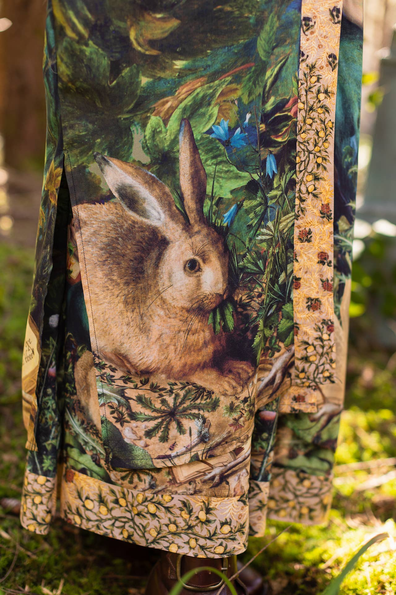 Bella Notte Opera Duster Kimono Robe w/Rabbit & Moon - Suttles & Seawinds