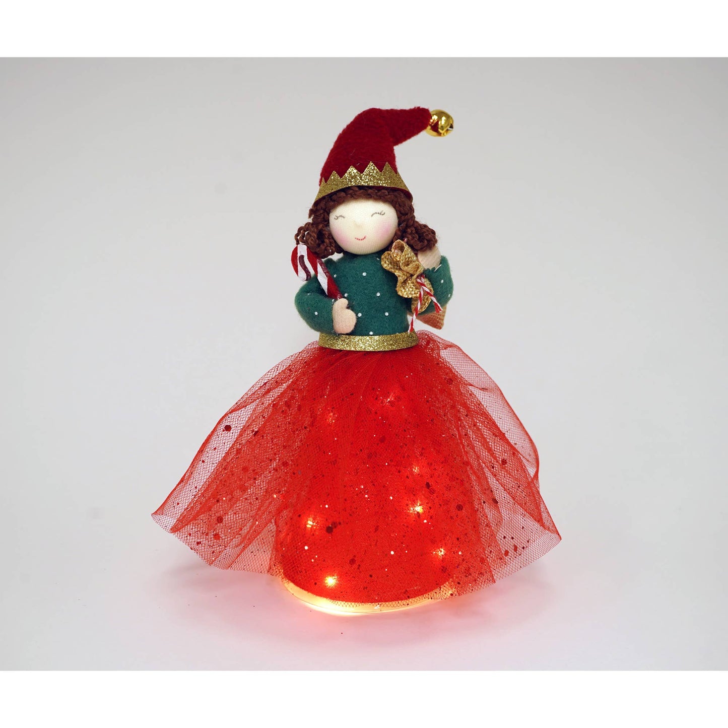 CGB Giftware - Christmas Elf Light Up Tree Topper