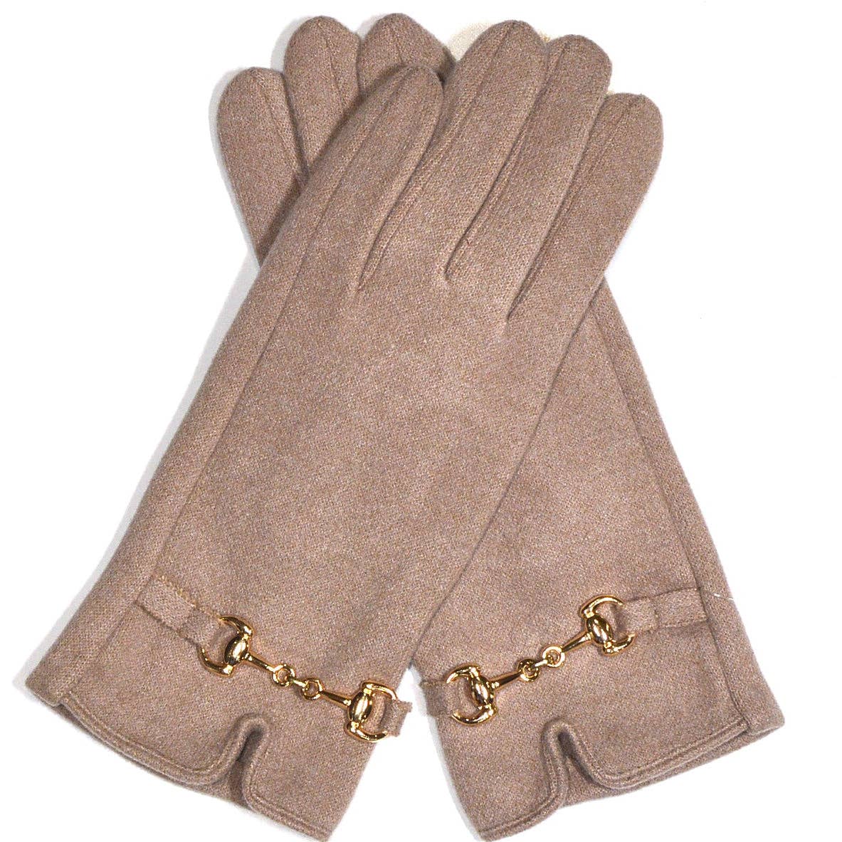 Glove taupe