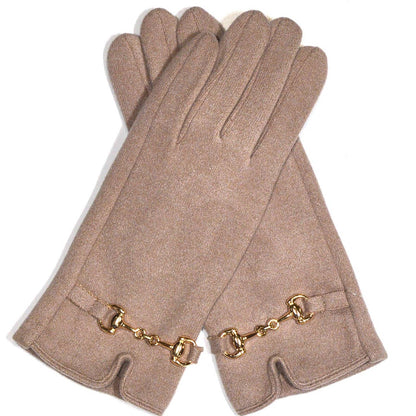 Glove taupe