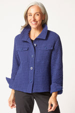 Load image into Gallery viewer, HABITAT -  WASHED HONEYCOMB SHACKET
