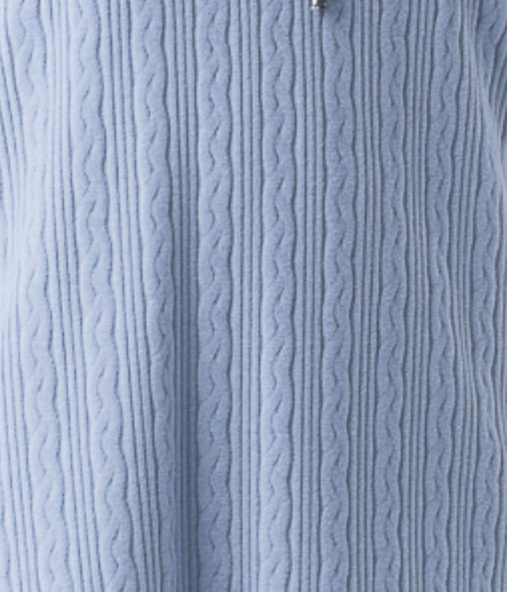 PURE ESSENCE - CABLE MOCKNECK