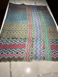 RADIANCE - DIGITAL WOOL WOVEN SCARF