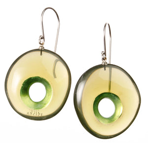 ZSISKA - CRESCENCE LIFESAVER DROP EARRING
