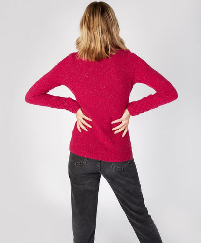Horseshoe Cable V Pullover - Suttles & Seawinds