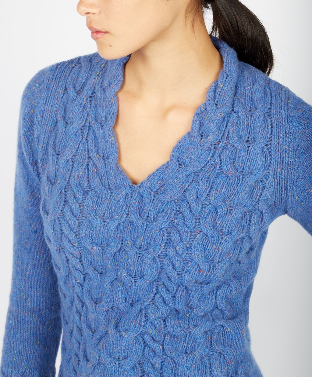 IRELANDSEYE - HORSESHOE CABLE V PULLOVER