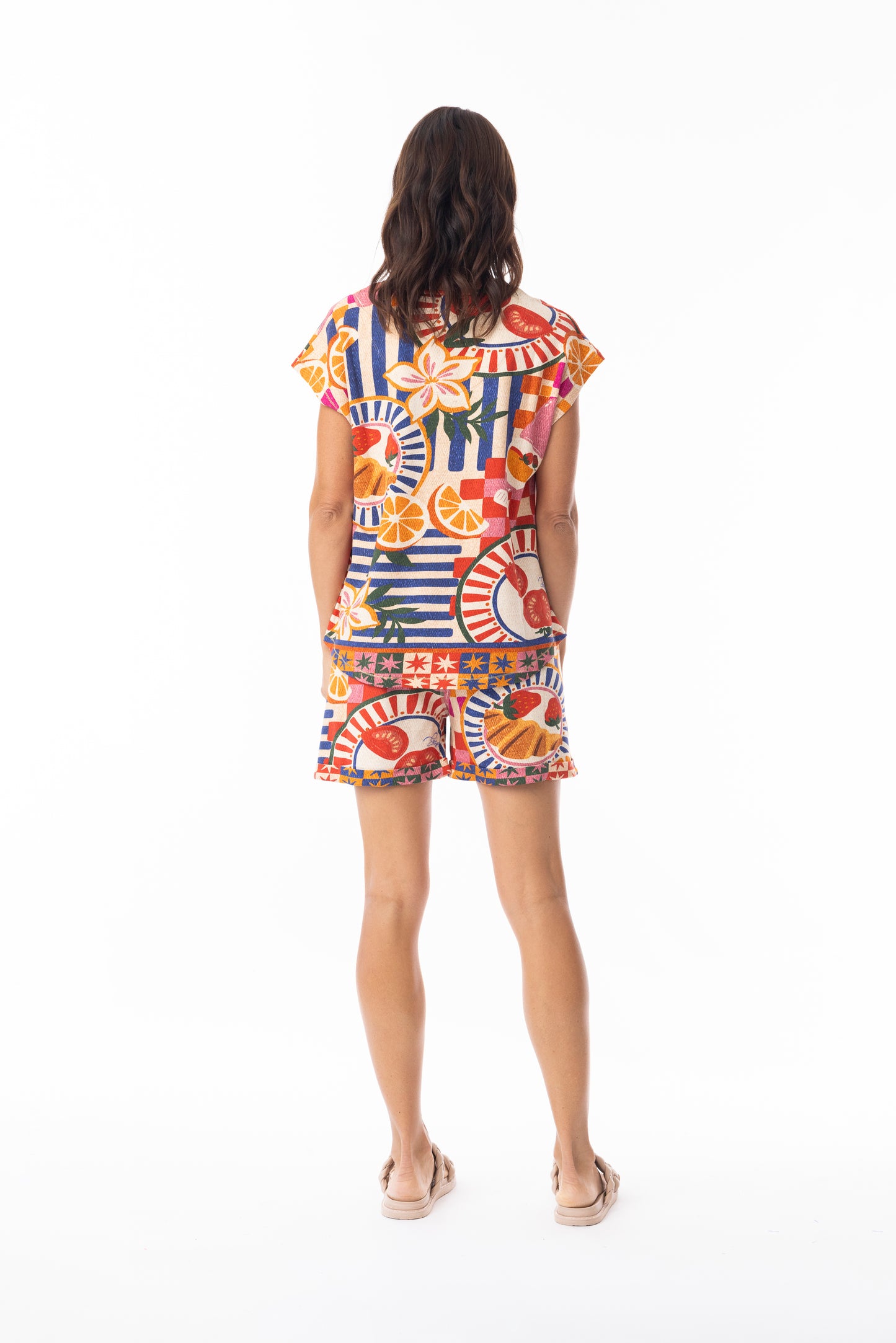 Marcella Print Knit Short