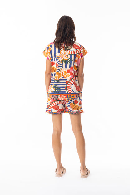 Marcella Print Knit Short - Suttles & Seawinds
